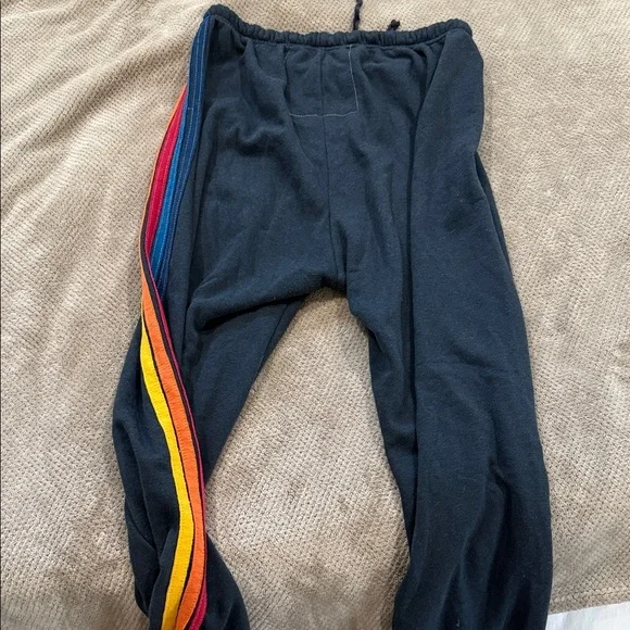 Aviator Nation Joggers with Colorful Stripes - Picture 5 of 5